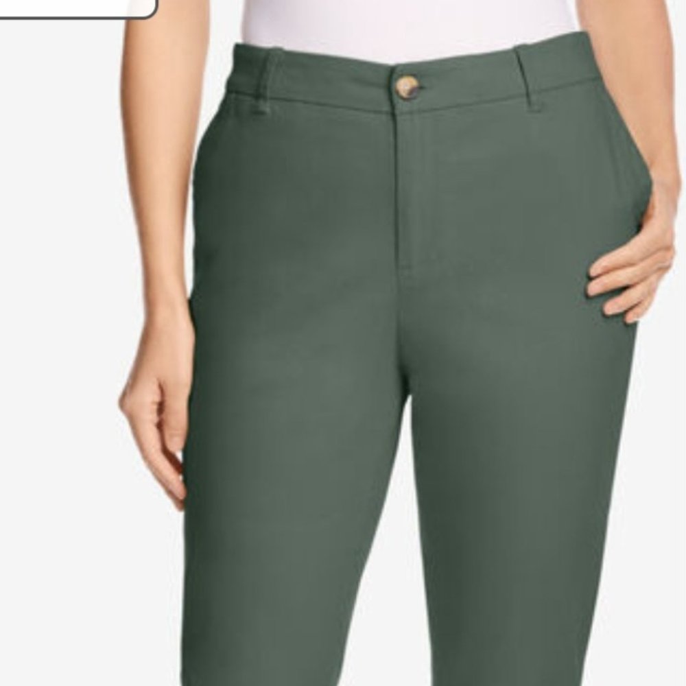 Forest Green 26 Tall Chino Pants